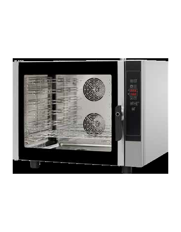 Forno Elettrico in acciaio inox a convezione - comandi digitali - con vapore - 6 teglie - cm 86,5x77,5x71,5h