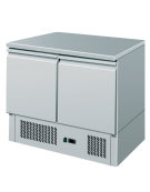 Saladette refrigerata statica negativa, con 2 porte - Capacità Lt. 205 - Classe Energetica D - cm 94,3x70x85h