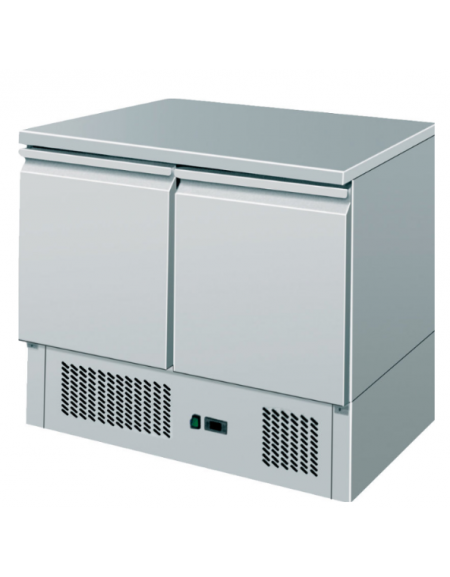 Saladette refrigerata statica negativa, con 2 porte - Capacità Lt. 205 - Classe Energetica D - cm 94,3x70x85h