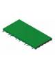 Mattonella antitrauma cm. 50x100 per parco giochi spessore mm. 45 - Colore verde