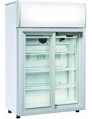 Vetrina bibite da banco 82 Lt. - refrigerazione roll bond con ventola di assistenza - mm 460x500x980h