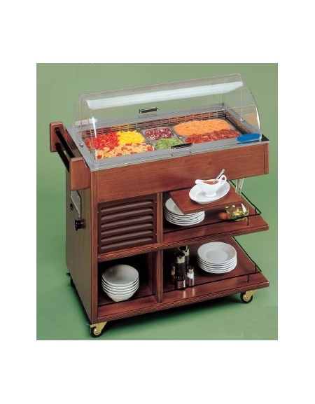 Carrello refrigerato per antipasti