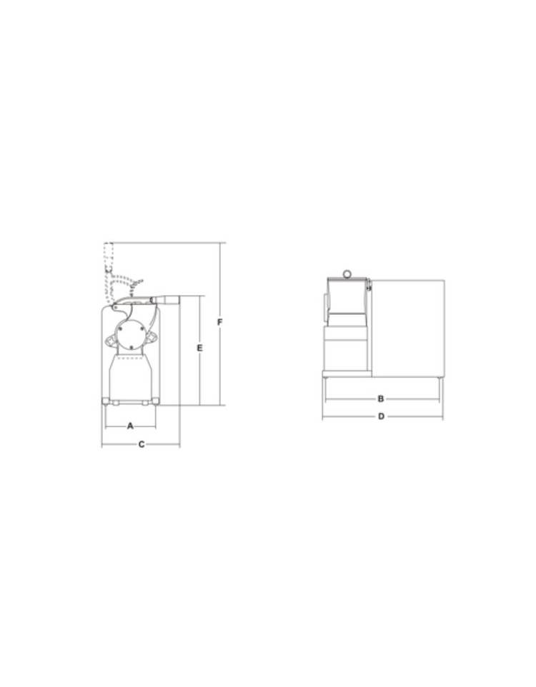 Grattugia professionale industriale HP. 1,5 - KW 1,1