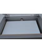 Macchina sottovuoto a campana a barra saldante  in acciaio inox - potenza Watt 950 - L630xP660xH500mm