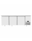 Tavolo refrigerato in acciaio inox 3 porte - temp. -2° +8°C - - mm 1510×800×840h