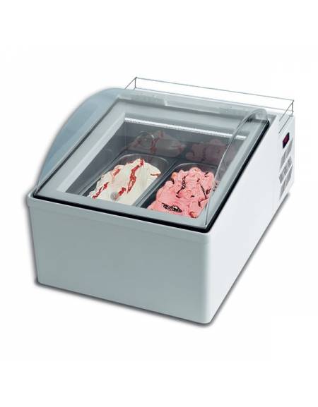 Vetrina Refrigerata per gelato statica mm  570x530x520h