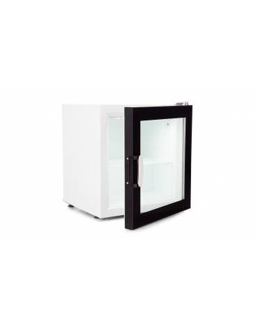 Congelatore orizzontale porta a vetro 48Lt. - porta a vetro e spot luminoso - refrigerazione statica - mm 570x535x657h