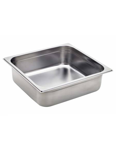 BACINELLE GASTRONORM AISI 304 2/3GN mm 353x325xh100 lt. 9.1