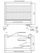 Espositore pensile refrigerato da cm. 200