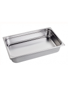 BACINELLA INOX GASTRONORM AISI 304 GN 1/1 mm.530x325xh100 Litri 14.2