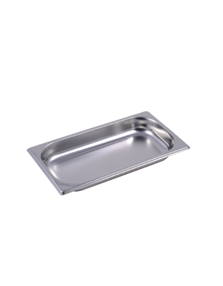 BACINELLA INOX GASTRONORM AISI 304 GN 1/3 mm 325x175x40 lt. 1.5