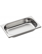 BACINELLA INOX GASTRONORM AISI 304 GN 1/4 mm 265x162xh40