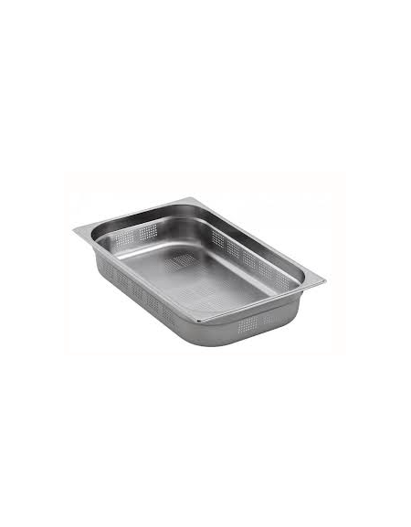 BACINELLE GASTRONORM FORATE AISI 304 1/1GN mm 530x325xh65 lt. 9.