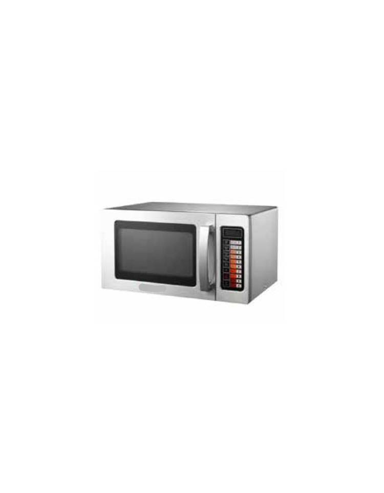 Forno professionale a microonde inox da Lt. 25 - Comandi digitali - Potenza  resa 1.000 watt - Piatto fisso