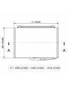 Frigorifero a pozzetto per bevande o bibite cm 110x68x87h - Litri 289