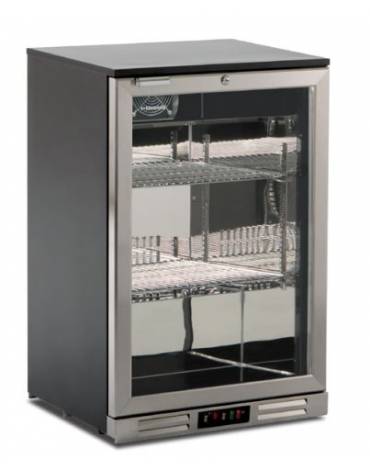 Frigo retrobanco statico con agitatore diaria per bevande - 136 Lt - temperatura 0°C/+10°C - mm 600x530x896h