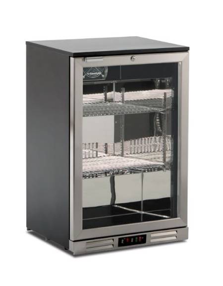 Frigo retrobanco statico con agitatore diaria per bevande - 136 Lt - temperatura 0°C/+10°C - mm 600x530x896h