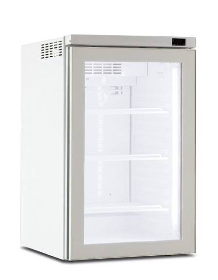 Frigo sopra banco statico per bevande con agitatore di aria - capacità 162 Lt - temperatura 0°C/+10°C - mm 595x645x840h