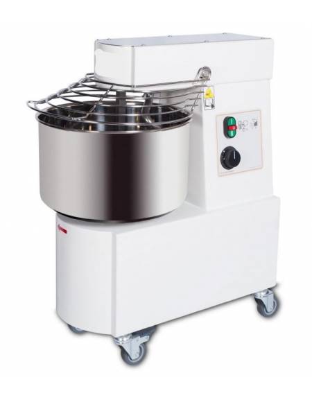 Impastatrice per pizzeria professionale a spirale - Capacità vasca Kg 6 / Lt 7 - MONOFASE