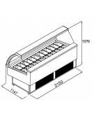 Vetrina gelati 12+12 vaschette Lt. 5 GREZZA