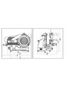 Affettatrice verticale con struttura in lega di alluminio con fusione in conchiglia - mm 520x610x515h