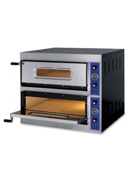 Forno per pizzeria elettrico da 4 pizze - Camera cm 66x66x14h