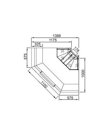 Banco ventilato VCP - Angolo 90° interno