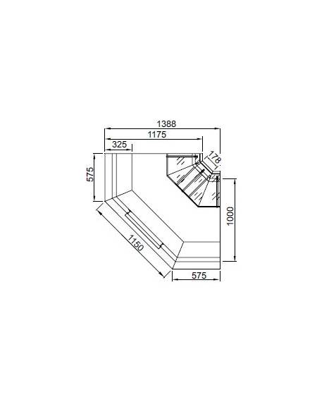 Banco ventilato VCP - Angolo 90° interno