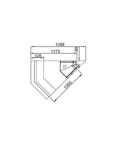 Banco ventilato VCP - Angolo 45° interno