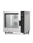 Forno a gas in acciaio inox  a convezione - vapore diretto gastronomia - 7 teglie - cm 92x75x91h