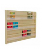 PANNELLO LIBRERIA A MURO CON FRONTALE ALTO CM 100X58H