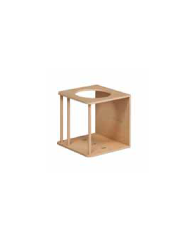 CHECUBO 1 Cubo aperto con facce diverse - CM 55X55X55h