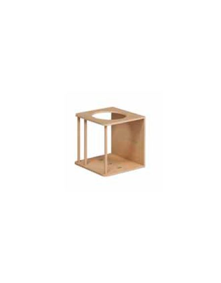 CHECUBO 1 Cubo aperto con facce diverse - CM 55X55X55h