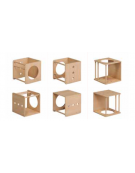 CHECUBO 1 Cubo aperto con facce diverse - CM 55X55X55h