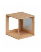 CHECUBO 2  Cubo aperto con facce diverse, 1 con specchio   - CM 55X55X55h