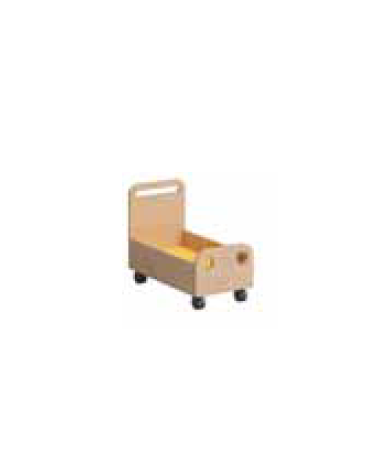 CULLA LOCOMOTIVA IN LEGNO PER GIOCO ANCH'IO CURO cm 55x30x45h