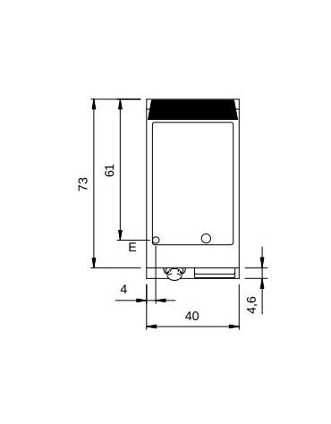 Fry Top elettrico da banco, piastra singola liscia cromata - potenza totale 5,4 kW - cm 40x73x28h