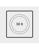 Pentola elettrica, riscaldamento indiretto - capacità 50 lt - potenza 12,3 Kw - cm 80x73x87h