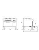 Cucina a gas 6 fuochi con piano stampato e forno elettrico statico GN 2/1 - 4 Fuochi da 10 Kw e 2 da 6 Kw - cm 120x90x87h