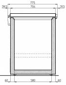 Congelatore orizzontale a pozzetto cm 180,4x69,5x94,5h