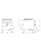 Pentola a gas, riscaldamento indiretto, capacità 100 lt.  - potenza 21 Kw - cm 80x90x87h