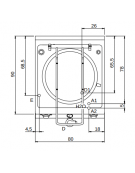 Pentola elettrica riscaldamento indiretto capacità 100 lt. - potenza 21,3 Kw  - cm 80x90x87h