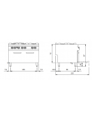 Cucina a gas 6 fuochi con piano stampato e forno a gas maxi - 4 Fuochi da 10 KW e 2 da 6 Kw - cm 120x90x87h