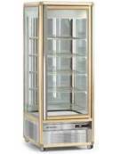 Vetrina espositiva verticale refrigerata con ripiani a griglie mm 595x658x1810h