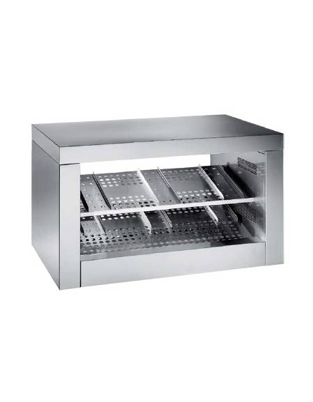 Elemento riscaldante fast food e self-service ideato per panini e pizze - cm100x90x80h