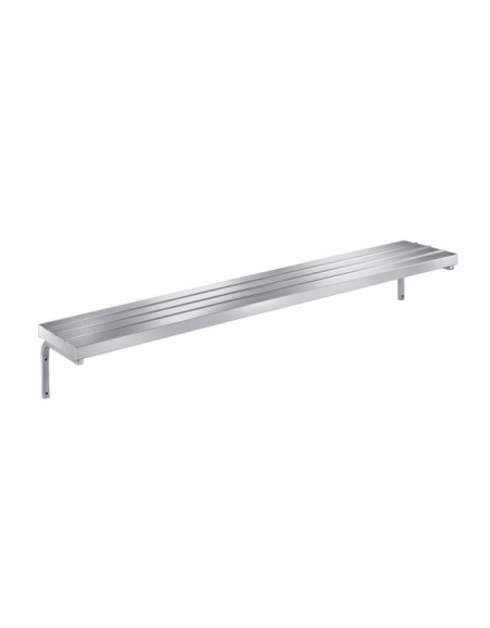 SCORRIVASSOIO INOX FISSO SELF SERVICE - CM 100X40H - prezzo al mt/l