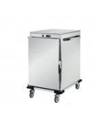 Armadio/carrello portateglie riscaldato in acciaio inox 18/10 AISI 304 - 5 teglie GN 1/1 - cm 55x78x85h