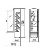 Vetrina per vini statica multitemperatura da 72 bottiglie