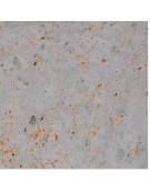 PANCHINA MONOBLOCCO IN CEMENTO CALCESTRUZZO - COLORE GRIGIO TRAVERTINO - DECORATA CON CEMENTINE - CM 200X50X50H