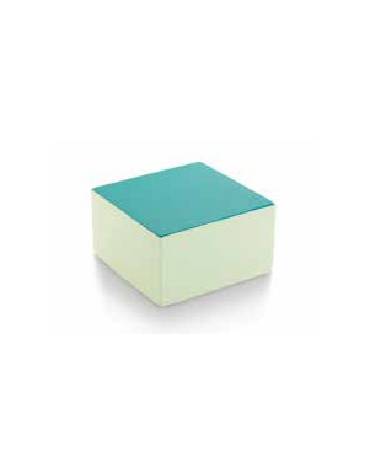 POUF ADULTO MORBIDO CON RIVESTITO ECOPELLE, IGNIFUGO CLASSE 1IM - cm 65x65x40H